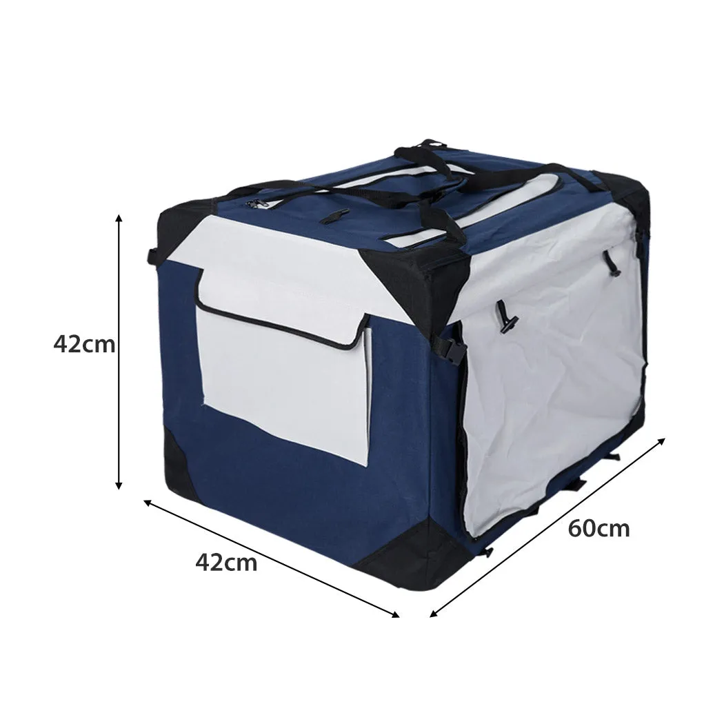 Pet Carrier Bag Dog Puppy Spacious Outdoor Travel Hand Portable Crate - M