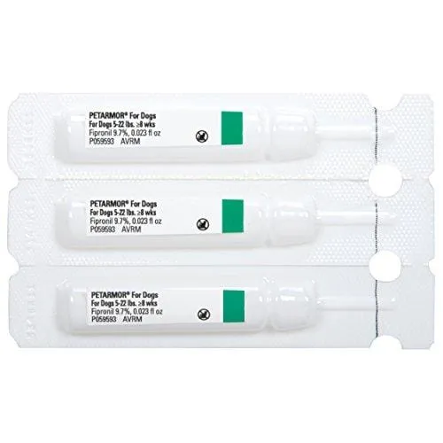 PetArmor for Dogs, Flea and Tick Treatment for Small Dogs (5-22 Pounds), Includes 3 Month Supply of Topical Flea Treatments