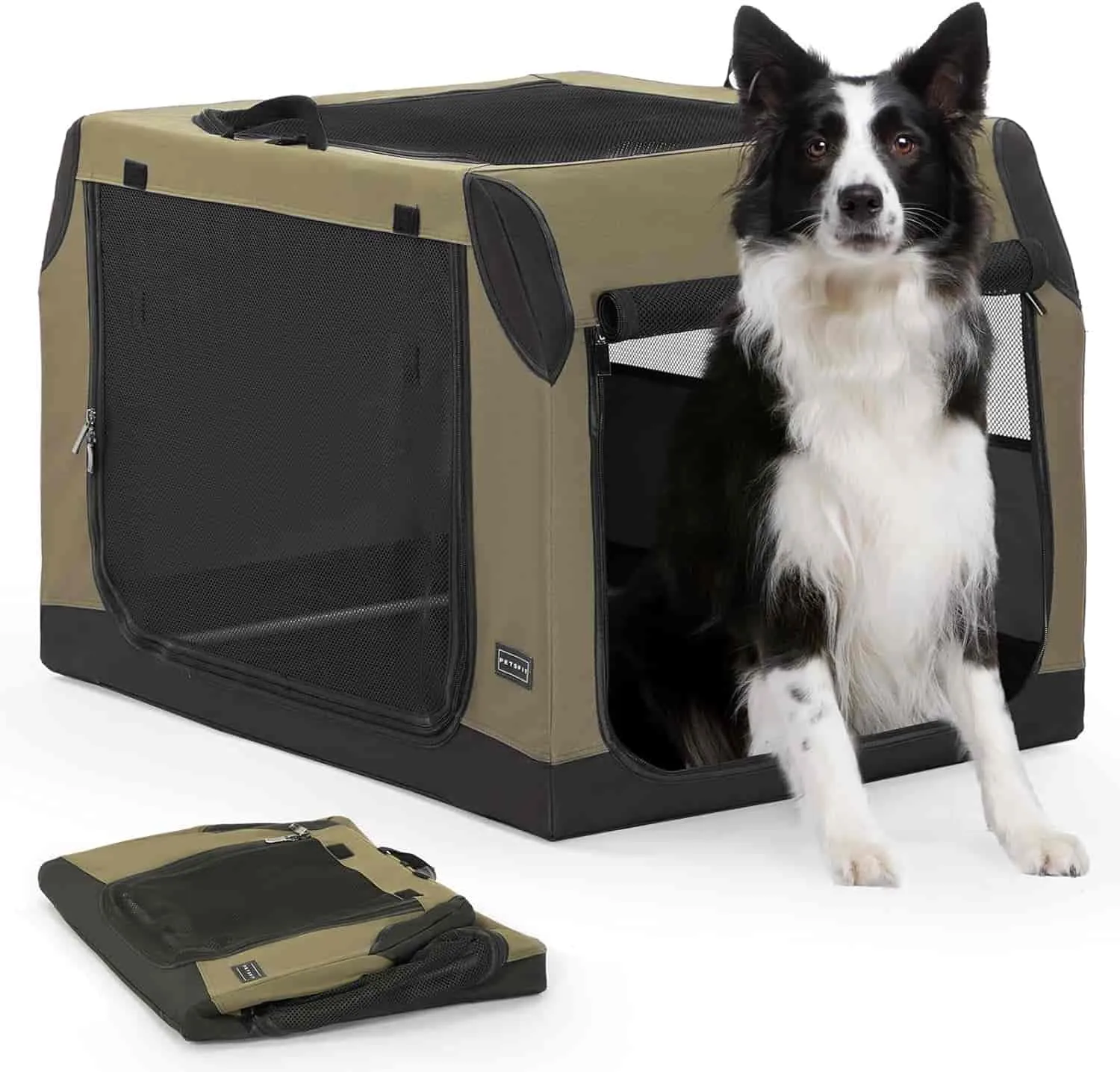 PETSFIT Soft-Sided Portable Travel Kennel for Pet