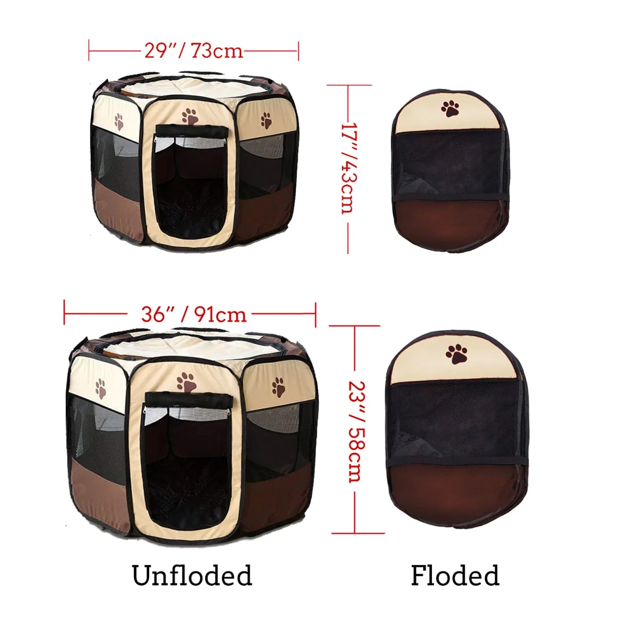 PETSHOP Portable Foldable Pet Play yard