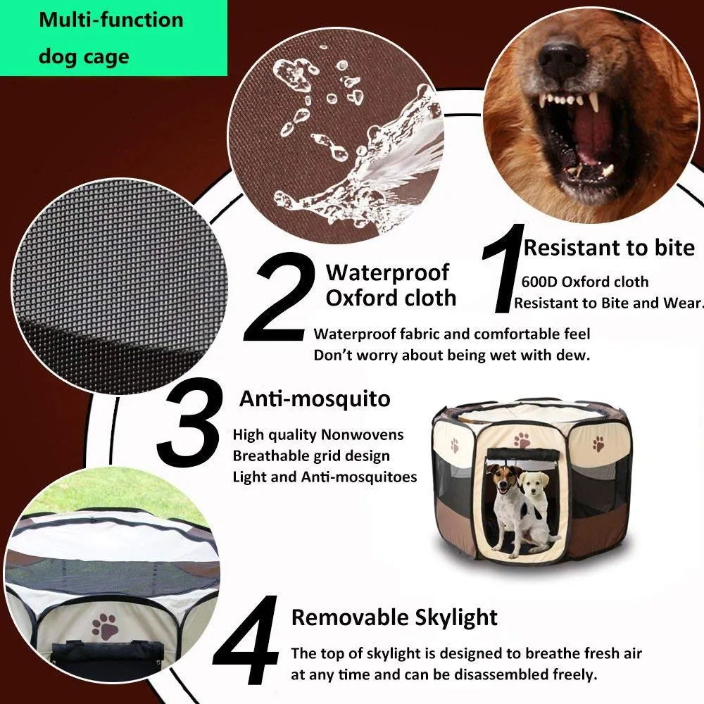 PETSHOP Portable Foldable Pet Play yard