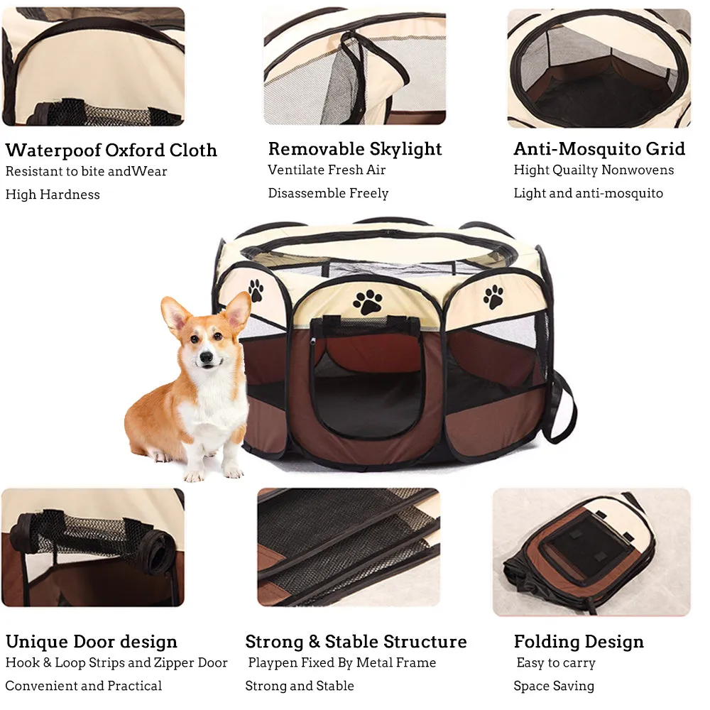 PETSHOP Portable Foldable Pet Play yard