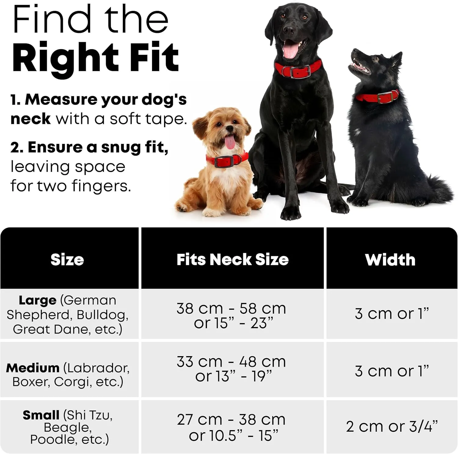 Regal Dog Products Large Red Waterproof Dog Collar and Leash Set - Vinyl Coated Biothane Pet Training Collar with Heavy Duty Center Ring & 5'ft Leash - Other Sizes for Puppy, Small & Medium Dogs