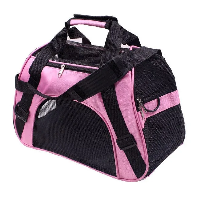 Sidiou Group Portable Pet Backpack Messenger Carrier Bags Pet Travel Packets Breathable Pet Handbag