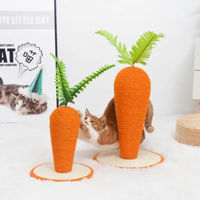 Sisal Carrot Cat Scratching Post | Durable & Fun for All Cats