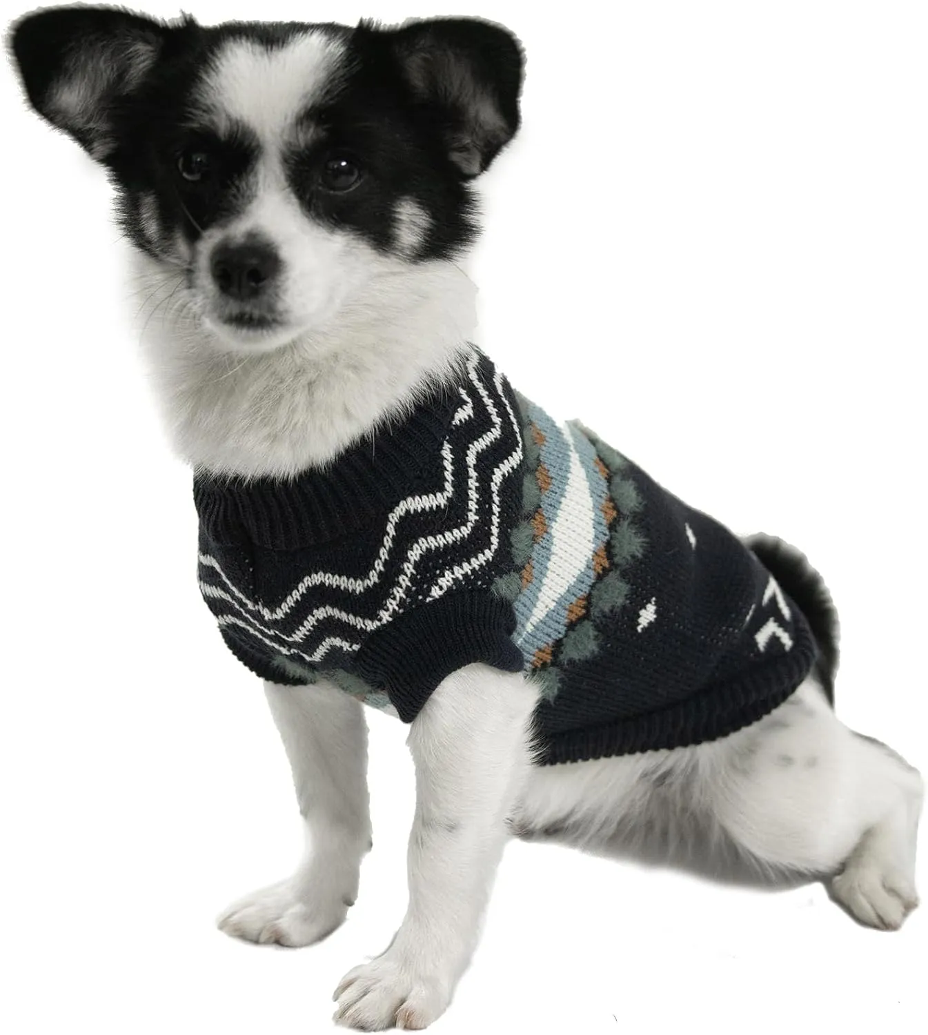 Small Dog Sweater, Soft Warm Dog Sweater for Small Dogs Boys Girls Ugly Pet Clothing Fall Winter Knitted Christmas Sweater Cat Outfits for Sphinx Cat Mini Dachshund, Navy Blue, S