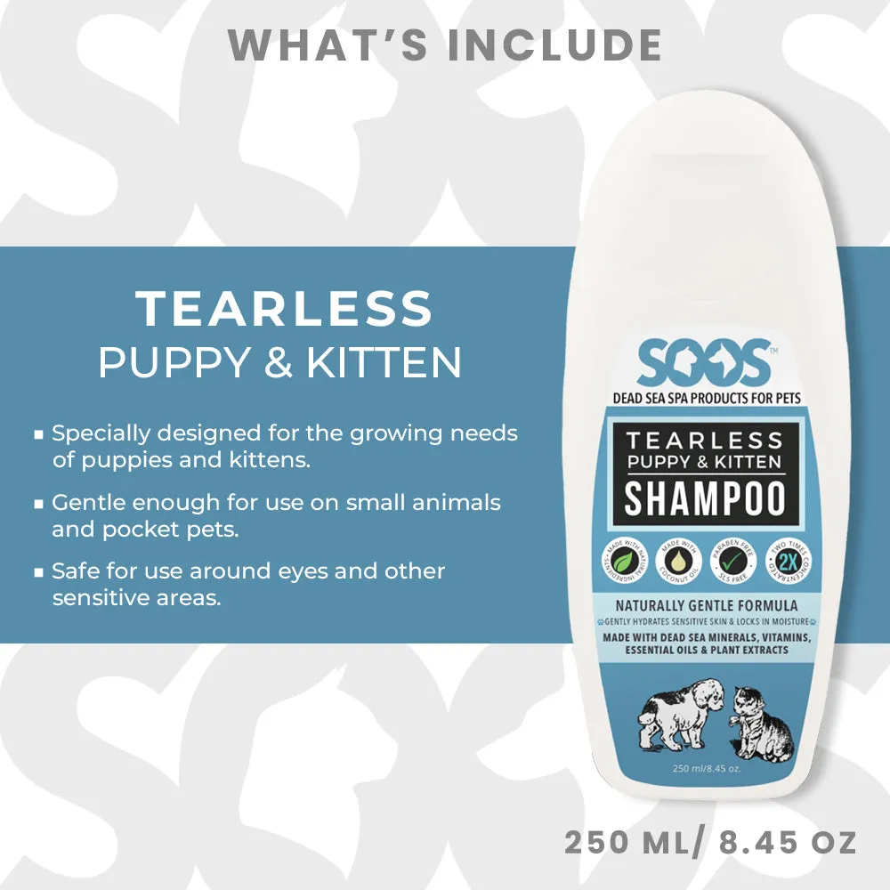 Soos™ Dead Sea Pet Grooming Shampoo Bundle For Dogs & Cats