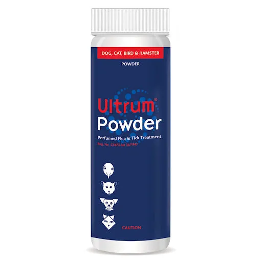 Ultrum Tick and Flea Powder for Dogs and Cats