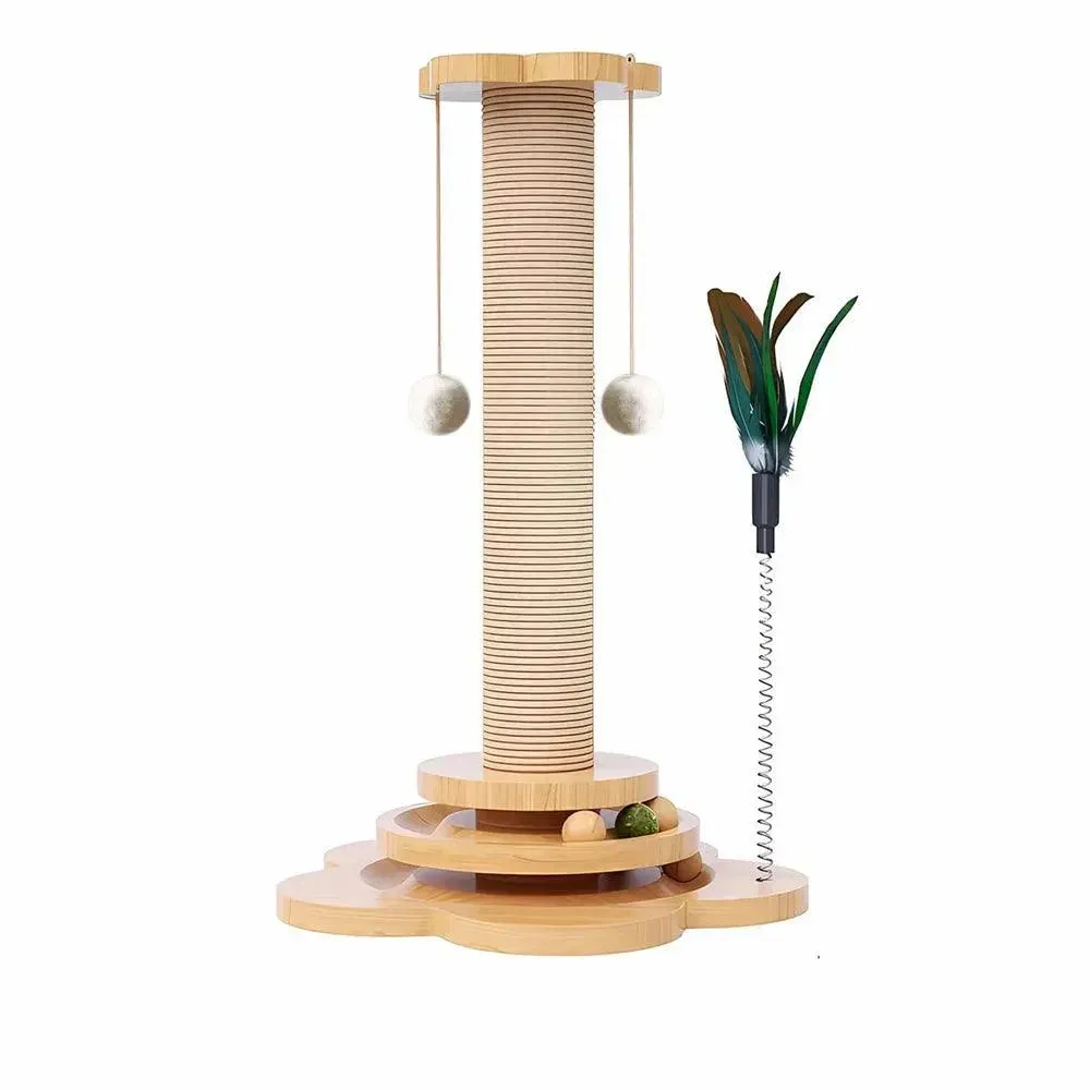 Wooden Cat Turntable Toy