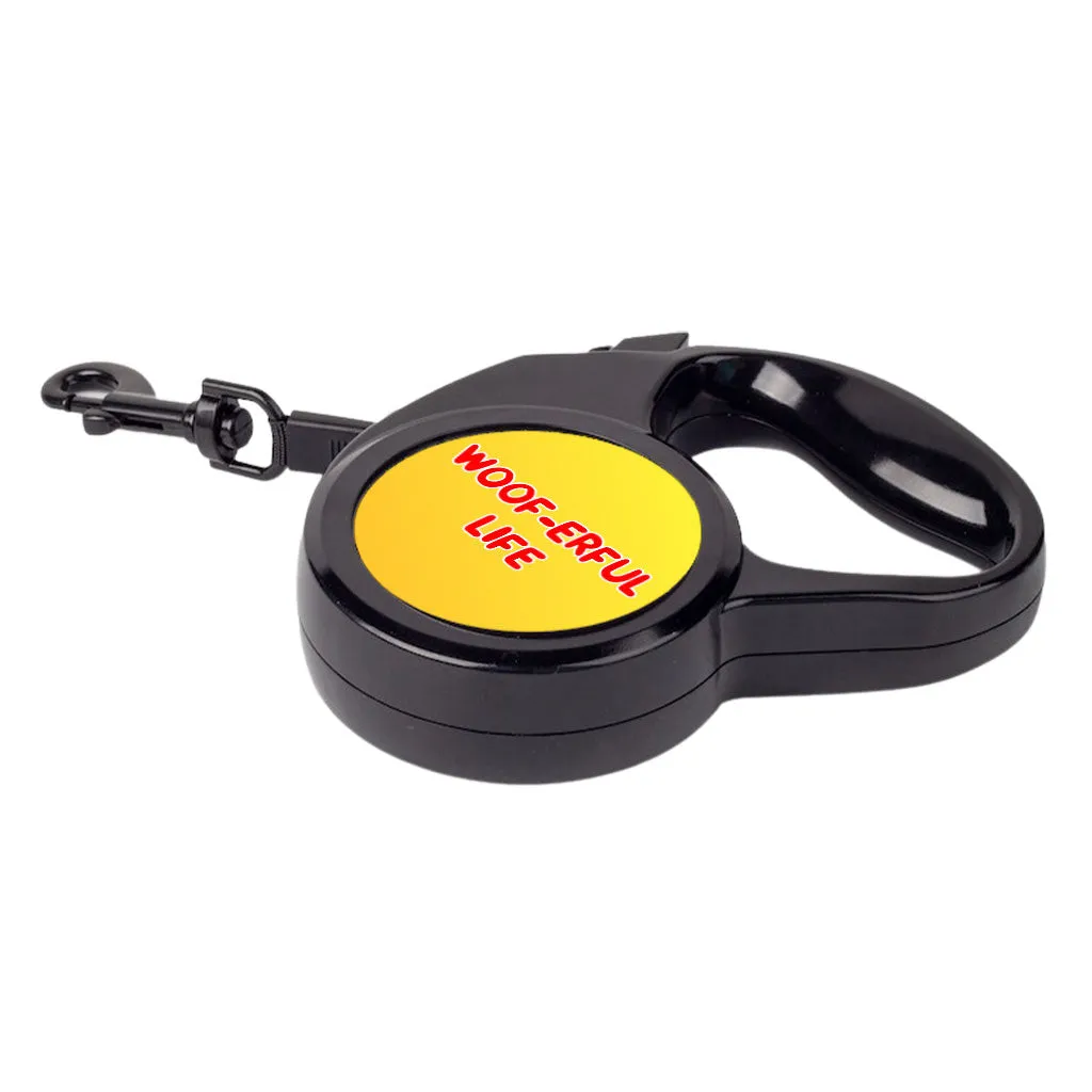 Woof Retractable Pet Leash - Funny Leash - Cool Dog Leash