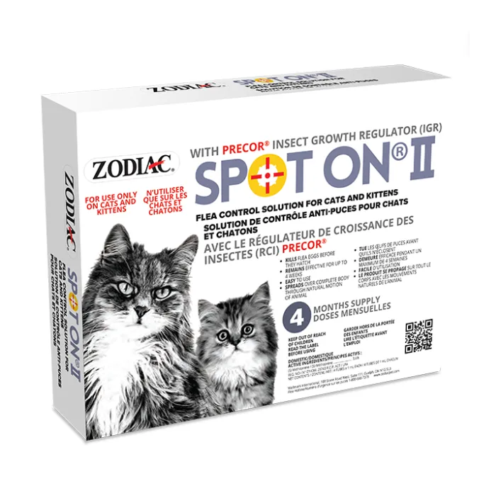 Zodiac Spot-On II Cat and Kittens